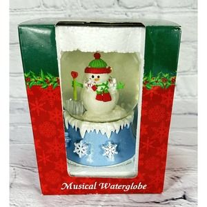 Far East Brokers Snowman Water Globe Brand New! Cute!